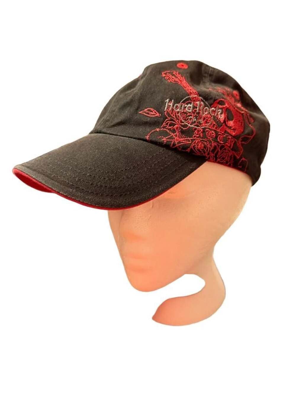 Hard Rock Cafe New York Embroidered Baseball Cap Black
